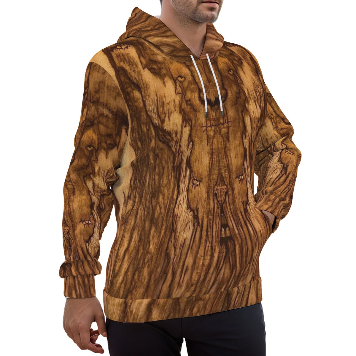 Ethereal, Eco-friendly All-Over Print Unisex Pullover Hoodie