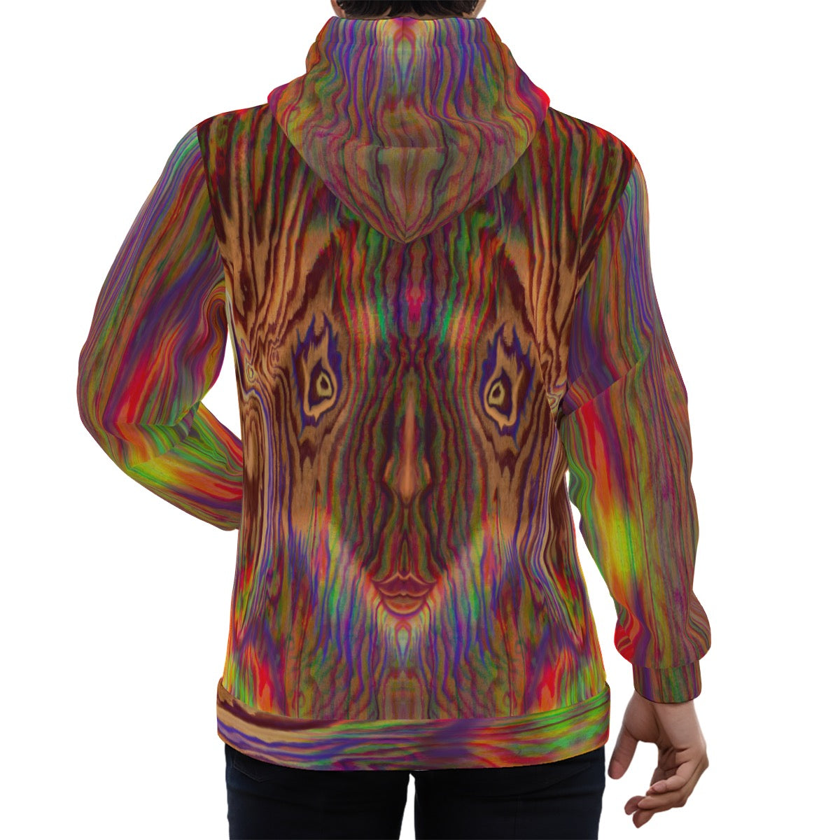 Radical Love, Eco-friendly All-Over Print Unisex Pullover Hoodie