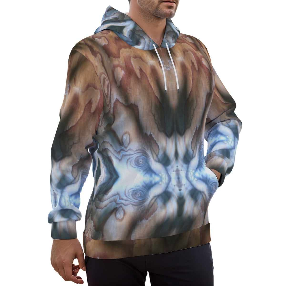 Starseeds, Eco-friendly All-Over Print Unisex Pullover Hoodie