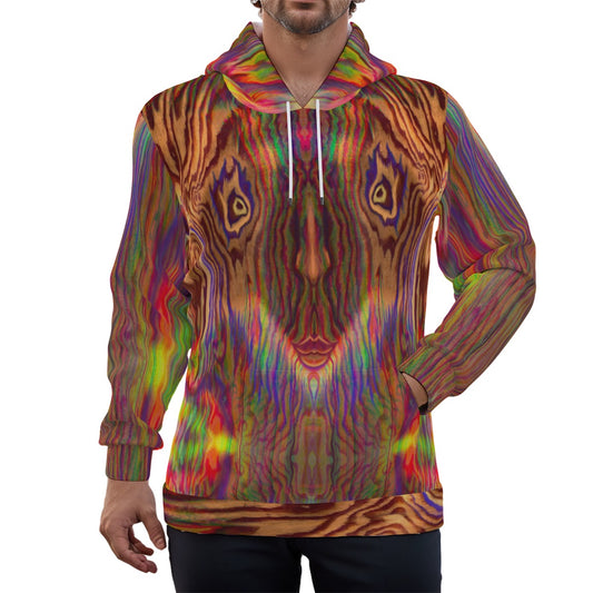 Radical Love, Eco-friendly All-Over Print Unisex Pullover Hoodie