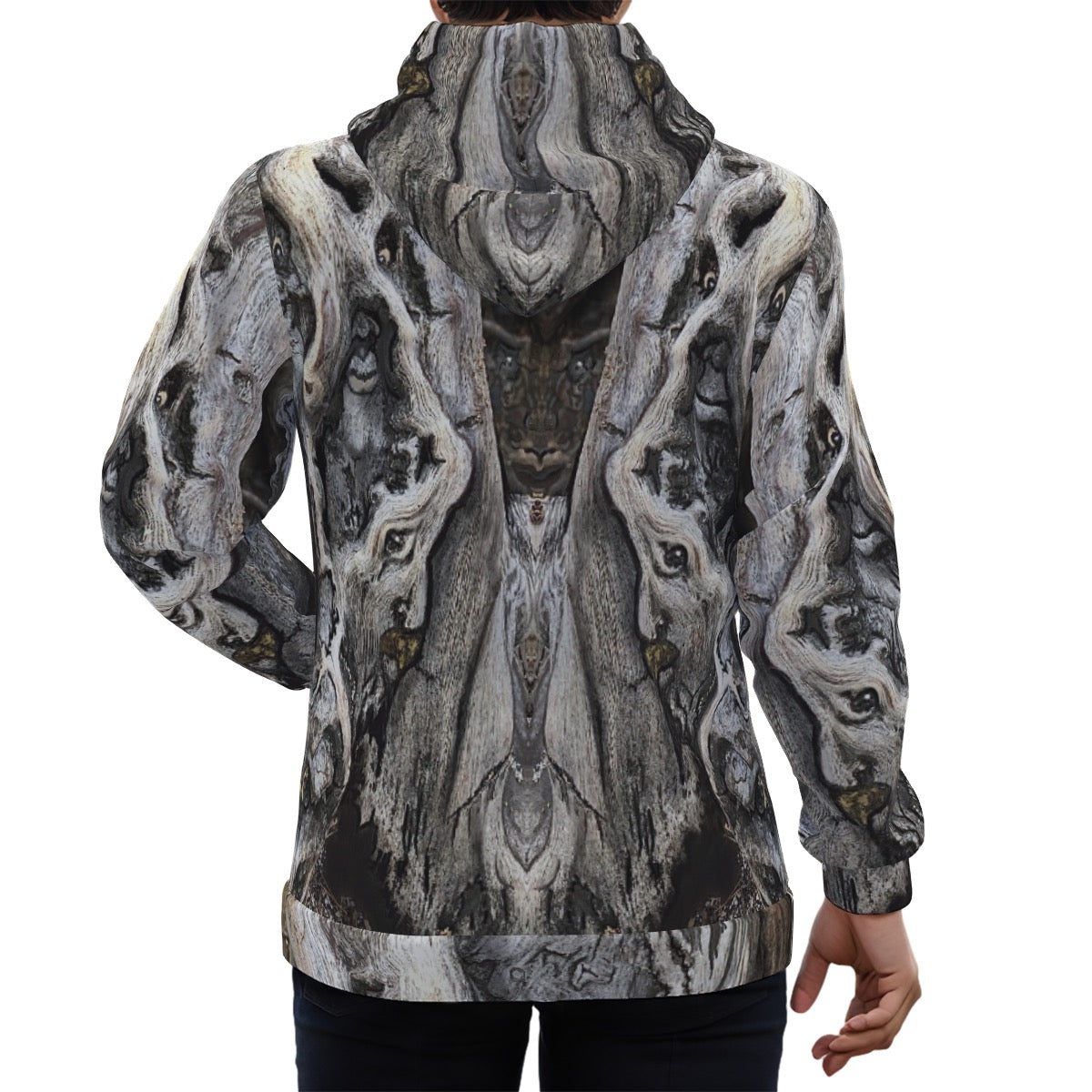 Ancient Ones, Eco-friendly All-Over Print Unisex Pullover Hoodie