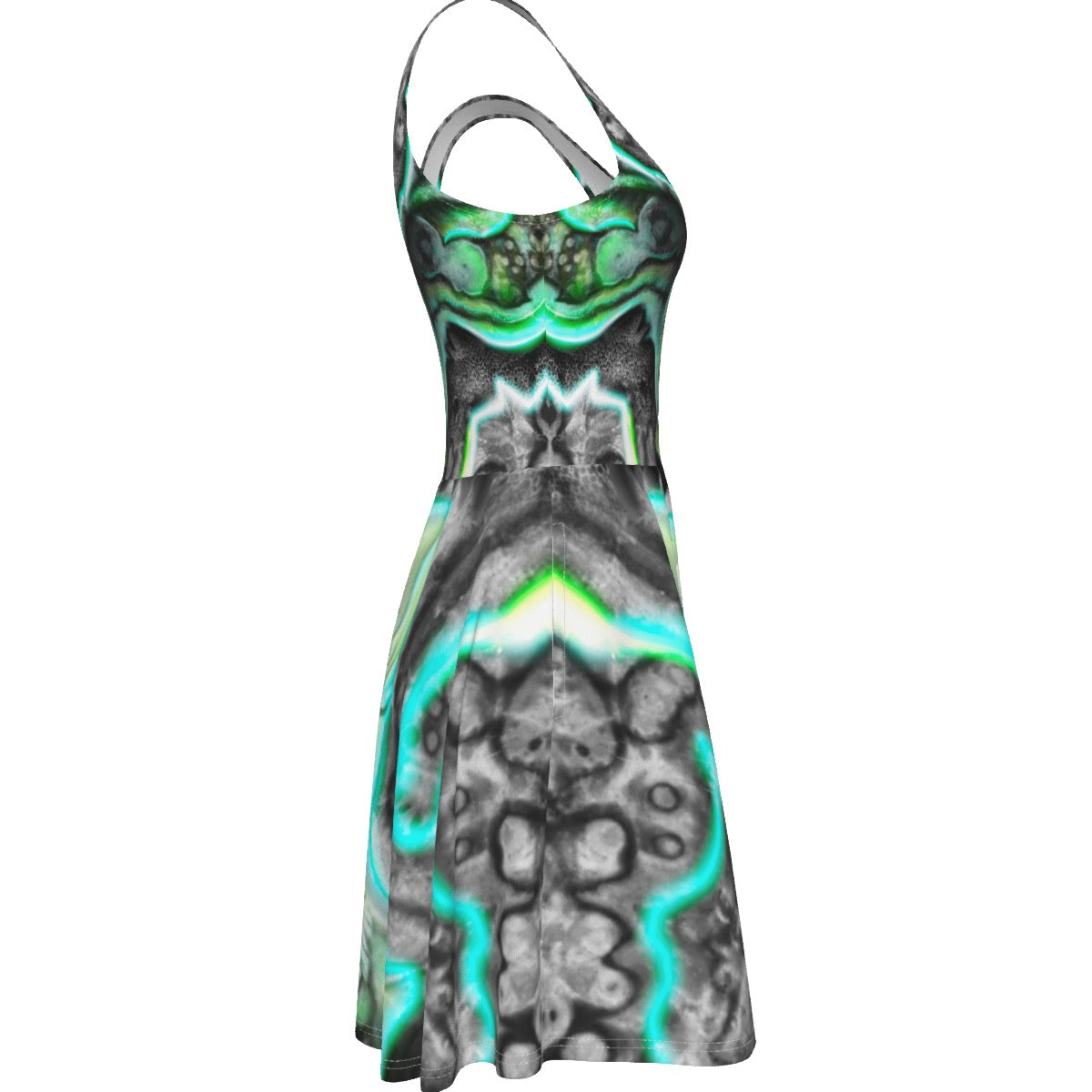 Eutierria Radiance-All-Over Print Women's Tank Vest Dress