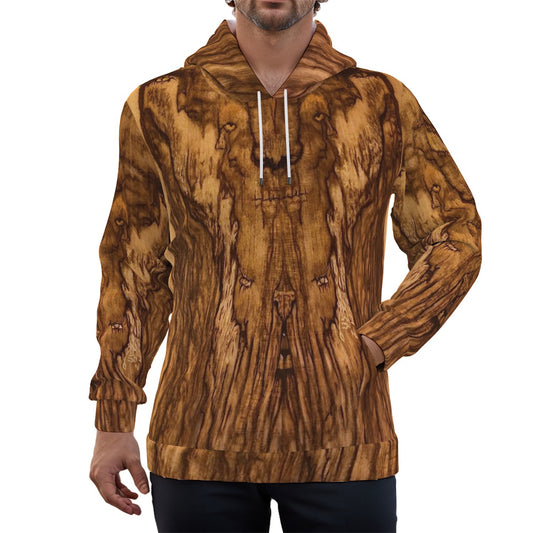 Ethereal, Eco-friendly All-Over Print Unisex Pullover Hoodie