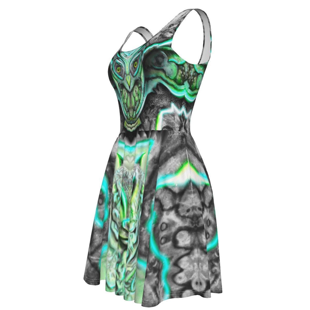Eutierria Radiance-All-Over Print Women's Tank Vest Dress