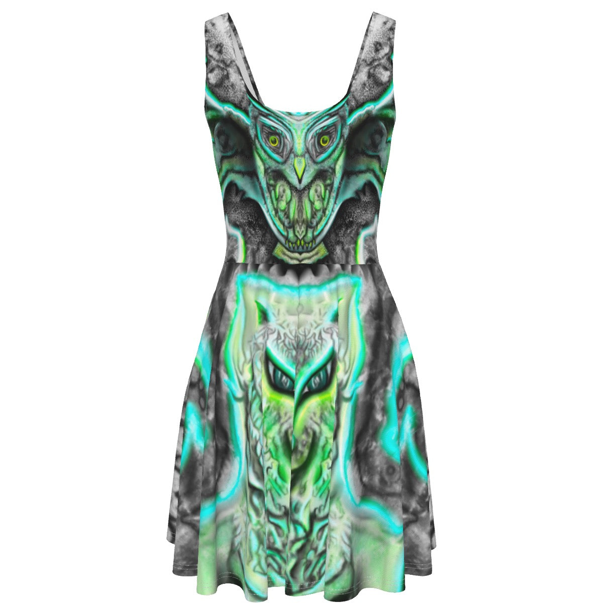 Eutierria Radiance-All-Over Print Women's Tank Vest Dress