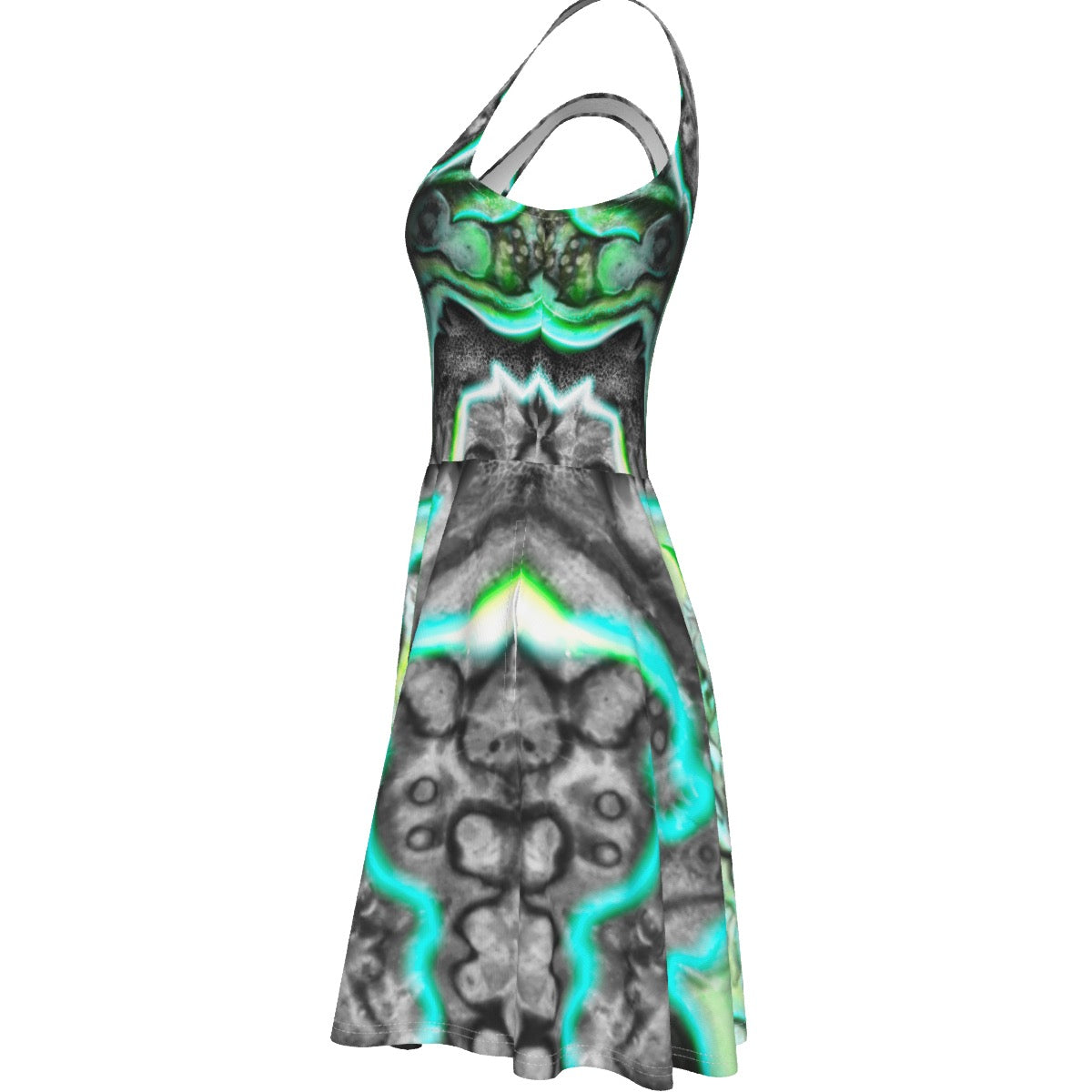 Eutierria Radiance-All-Over Print Women's Tank Vest Dress