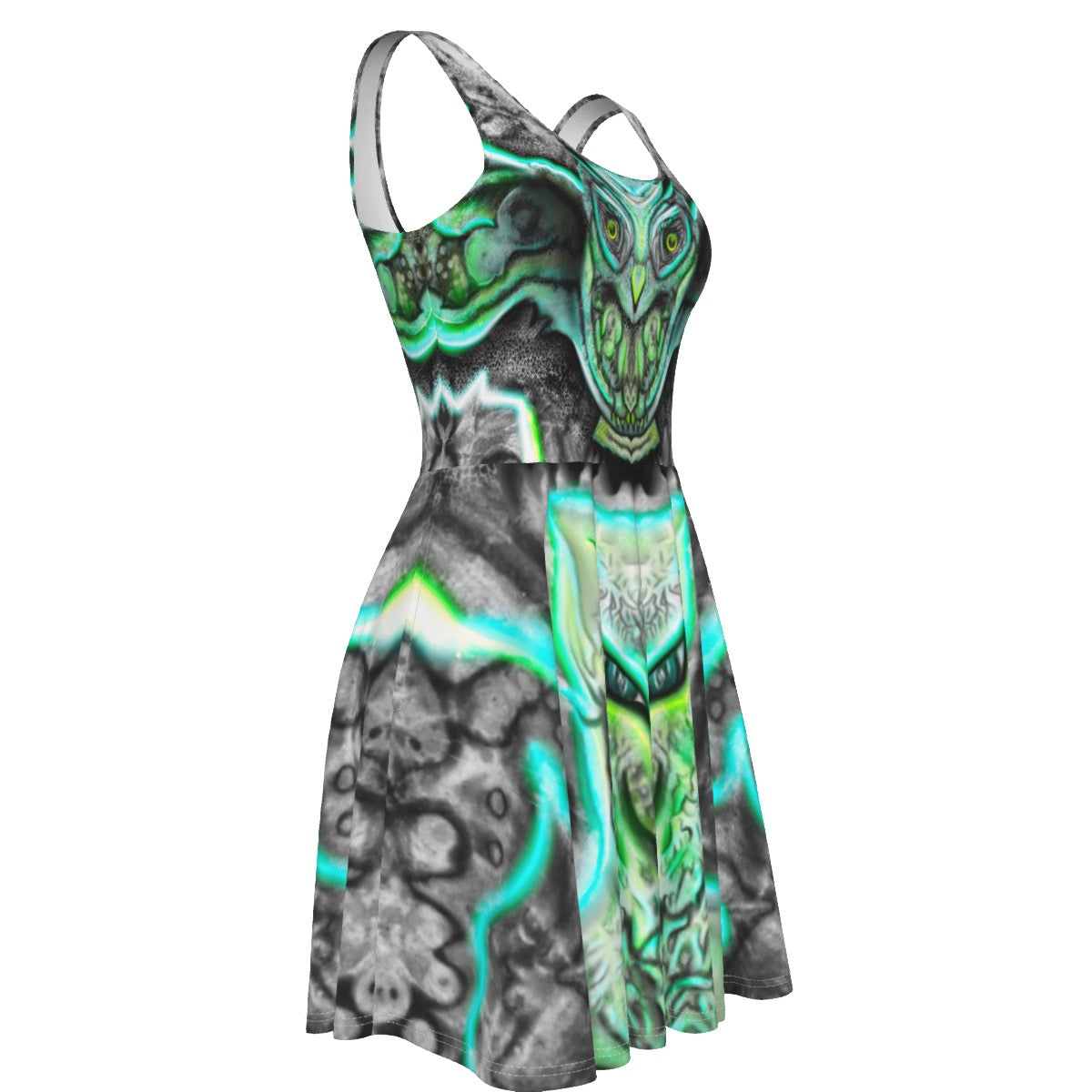 Eutierria Radiance-All-Over Print Women's Tank Vest Dress